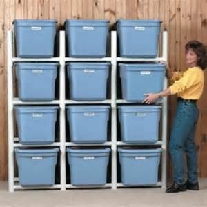DIY Saturday – PVC Tote Storage Organizer